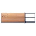 B08AL Brama przesuwna aluminiowa żaluzjowa DR4.webp