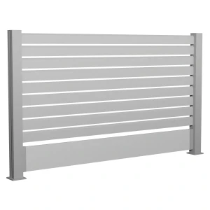 Przęsło aluminiowe B08AL ŻALUZJOWE PROSTE Paleta RAL