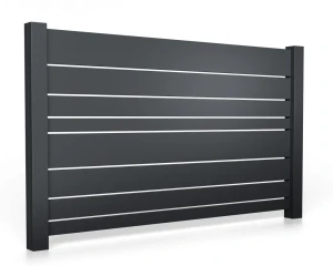 Przęsło aluminiowe B02AL POZIOME wzór 0008 Paleta RAL