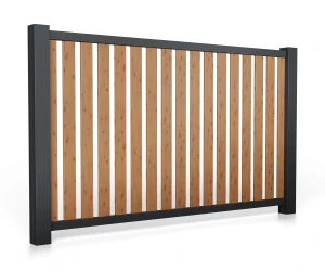 Przęsło aluminiowe B01AL PIONOWE wzór 0075DR Drewnopodobne