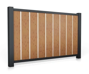 Przęsło aluminiowe B01AL PIONOWE wzór 0079DR Drewnopodobne