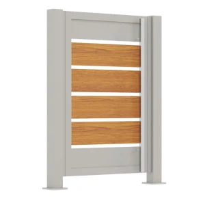 Furtka aluminiowa B02AL POZIOMA Drewnopodobna