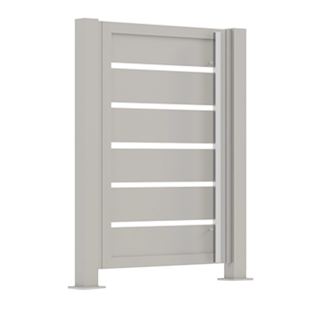 Bron Ogrodzenie aluminiowe B02AL POZIOME furtka ral 1 szero.webp