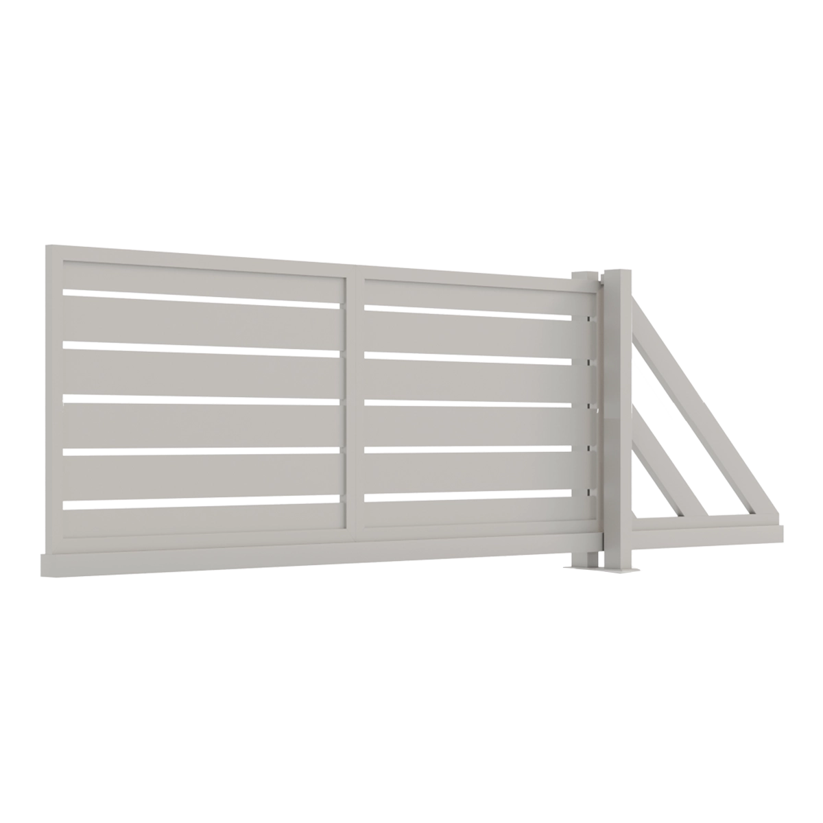 Bron Ogrodzenie aluminiowe B02AL POZIOME brama przesuwna ral 1 szer.webp