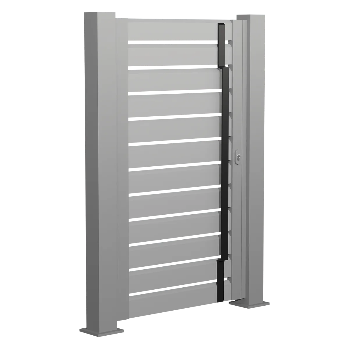 B08AL Furtka aluminiowa żaluzjowa RAL.webp