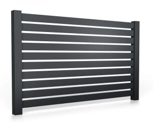 Przęsło aluminiowe B02AL POZIOME wzór 0039 Paleta RAL