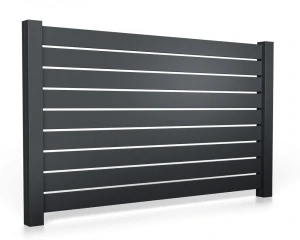 Przęsło aluminiowe B02AL POZIOME wzór 0040 Paleta RAL