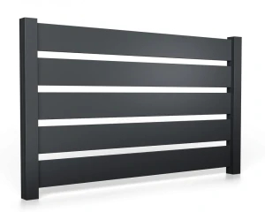 Przęsło aluminiowe B02AL POZIOME wzór 0042 Paleta RAL